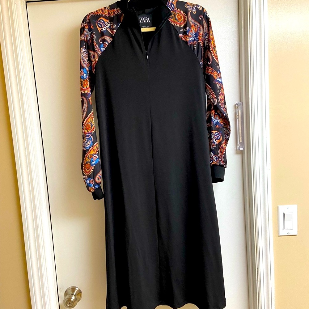 Zara Paisley Print Dress